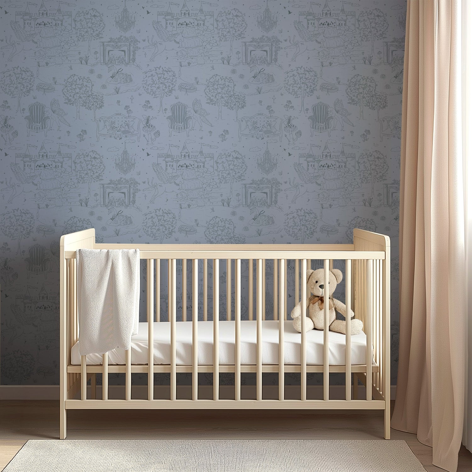Ginny Wallpaper by Painted Hawk Design