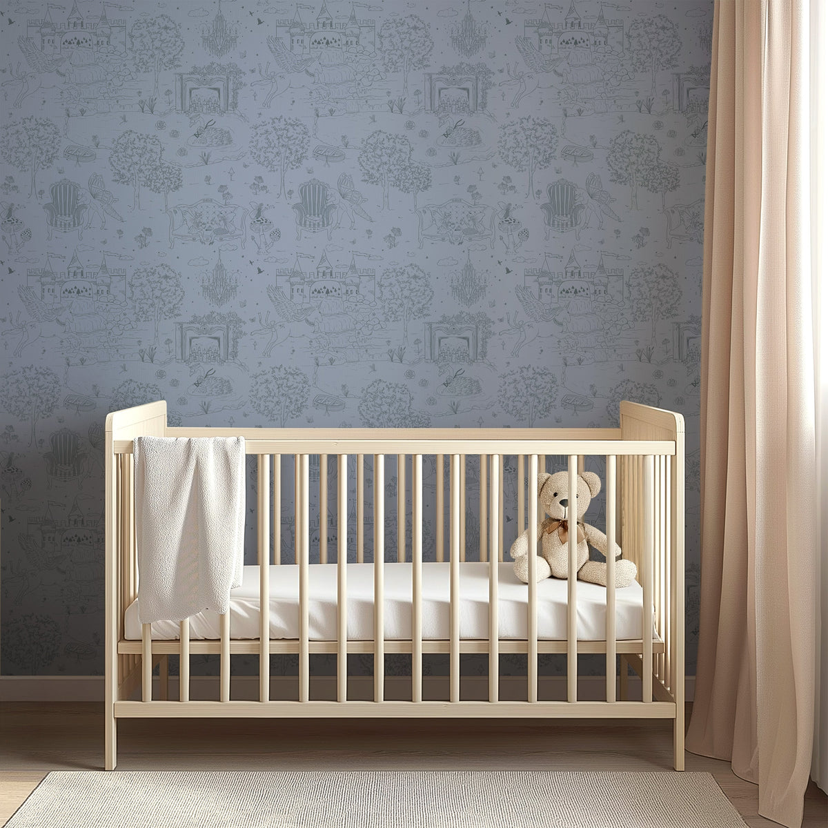 Ginny Wallpaper by Painted Hawk Design