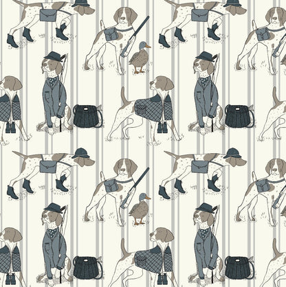 Edmund Wallpaper by Painted Hawk Design