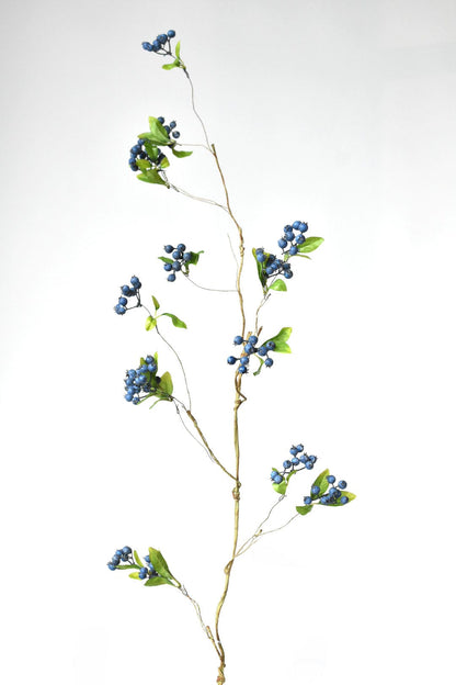 42" Faux Blue Berry Stem Vine