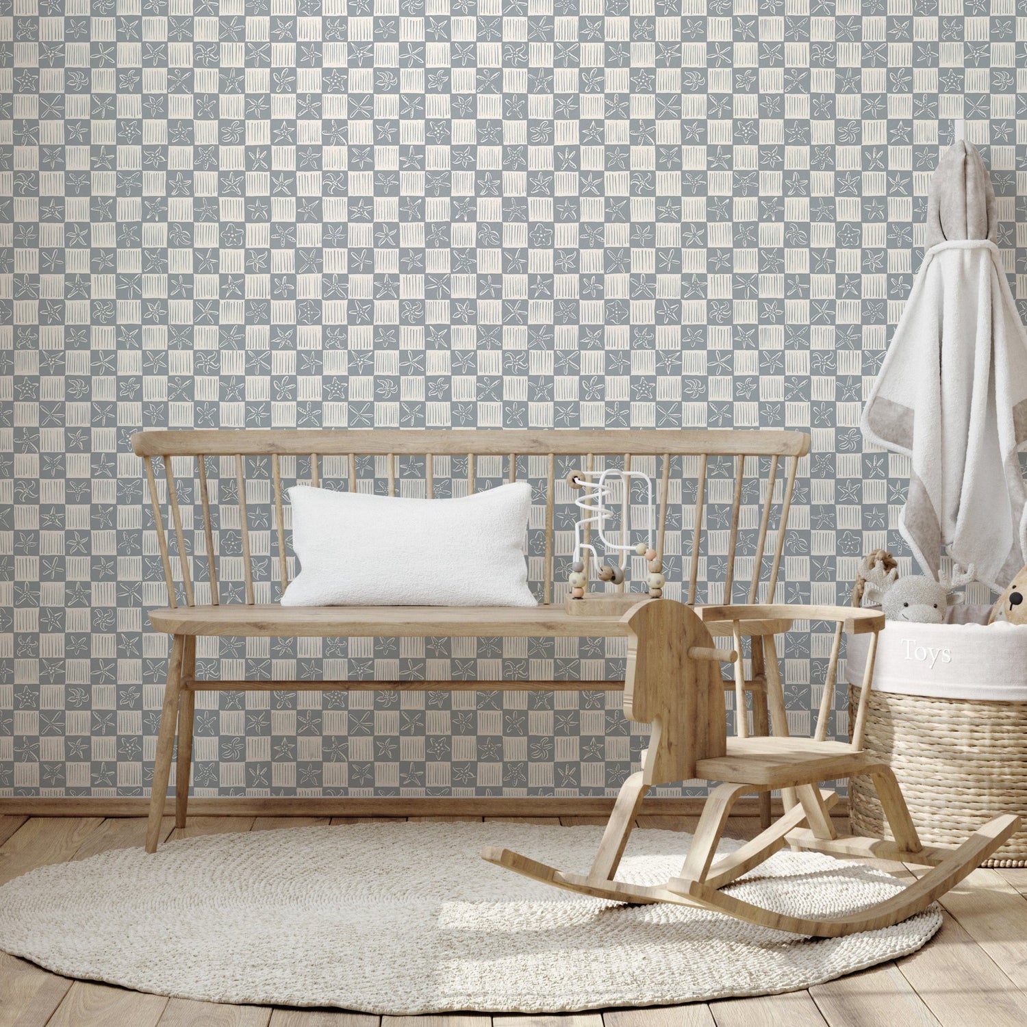 Shellie Wallpaper by Niranjana Mani Design