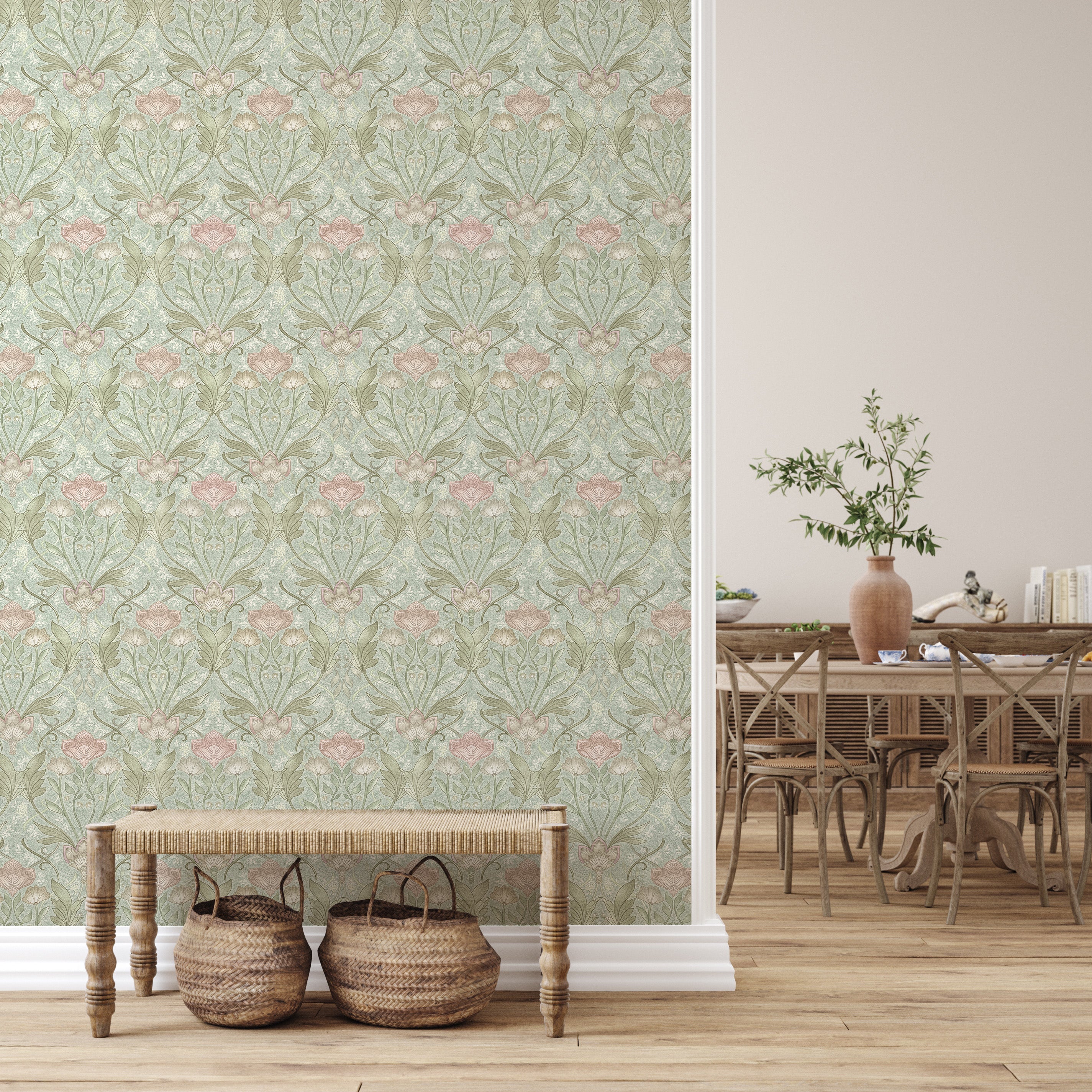Morris Wallpaper by Aynsley Ovard x Bloomery Decor
