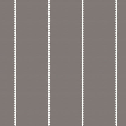 Pinstripe Dot (Brown) Wallpaper