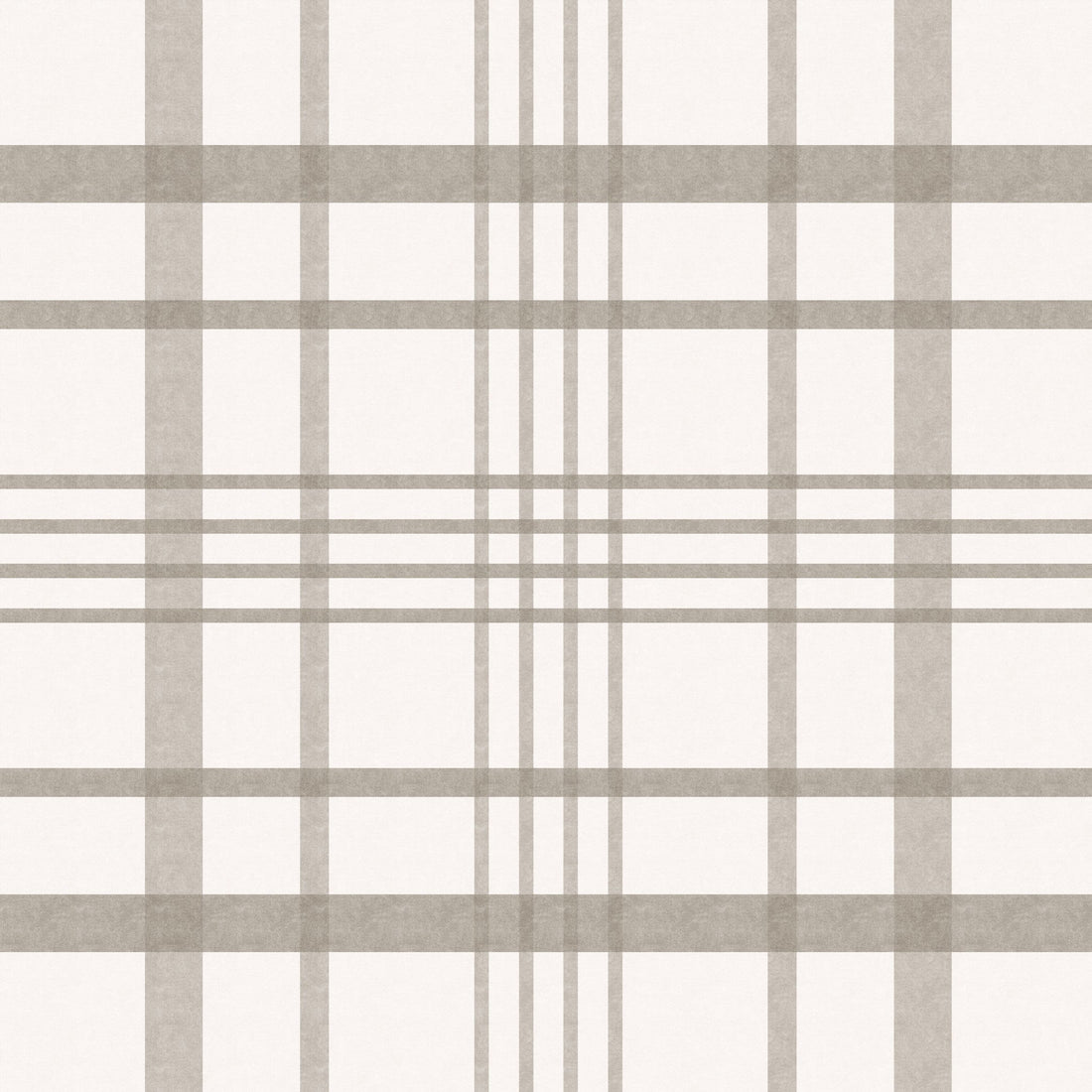 Ashford Plaid (Brown) Wallpaper
