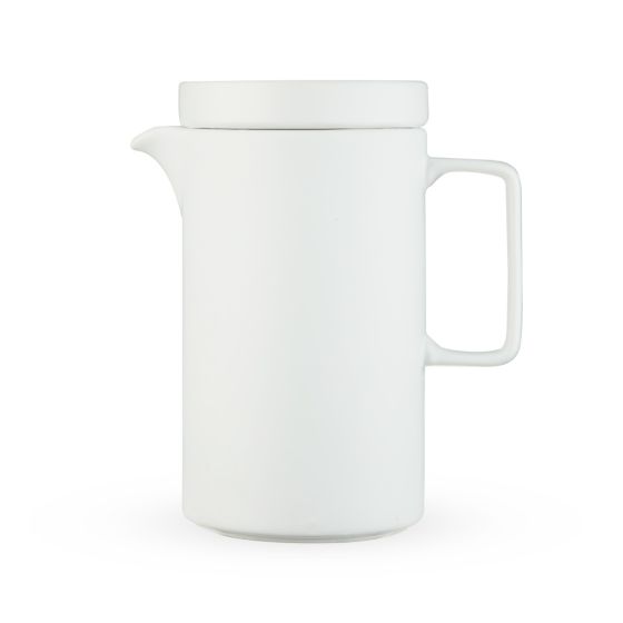 Jona Matte Finish Teapot in White