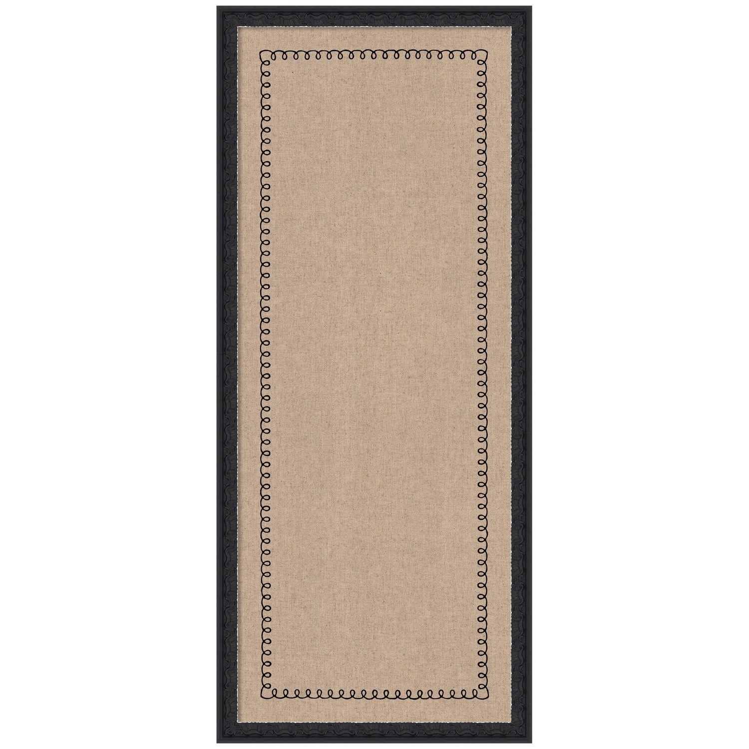 Pinboard Black Scallop Print