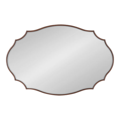 Leanna Scalloped Oval Wall Mirror
