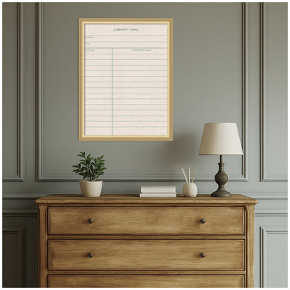 Framed Fabric Pinboard Linen Library Card Wall Organization