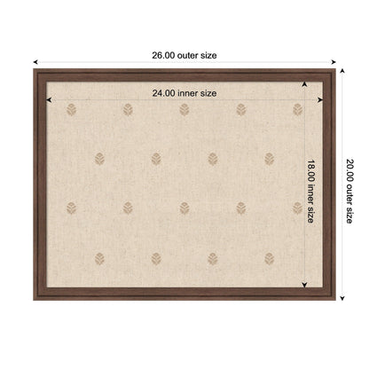 Pinboard Beige Botanical Block Print