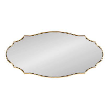 Leanna Scalloped Oval Wall Mirror