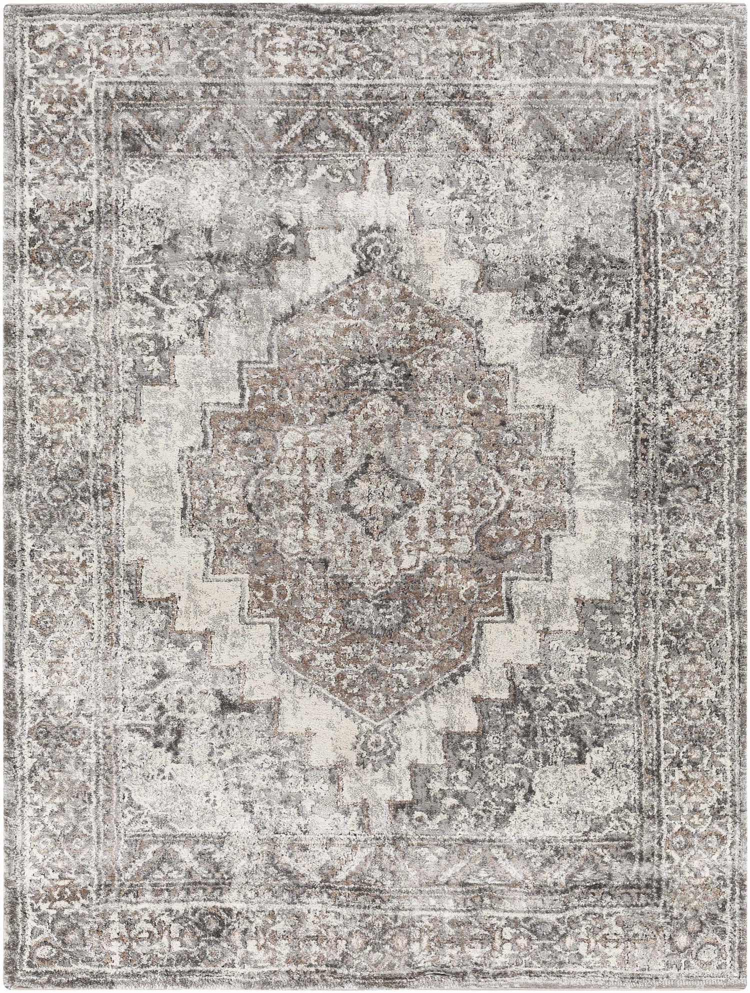 Manaring Charcoal Luxe Thick Area Rug