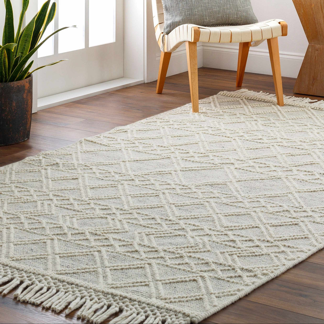 Cameo Scandi Wool Rug - Clearance