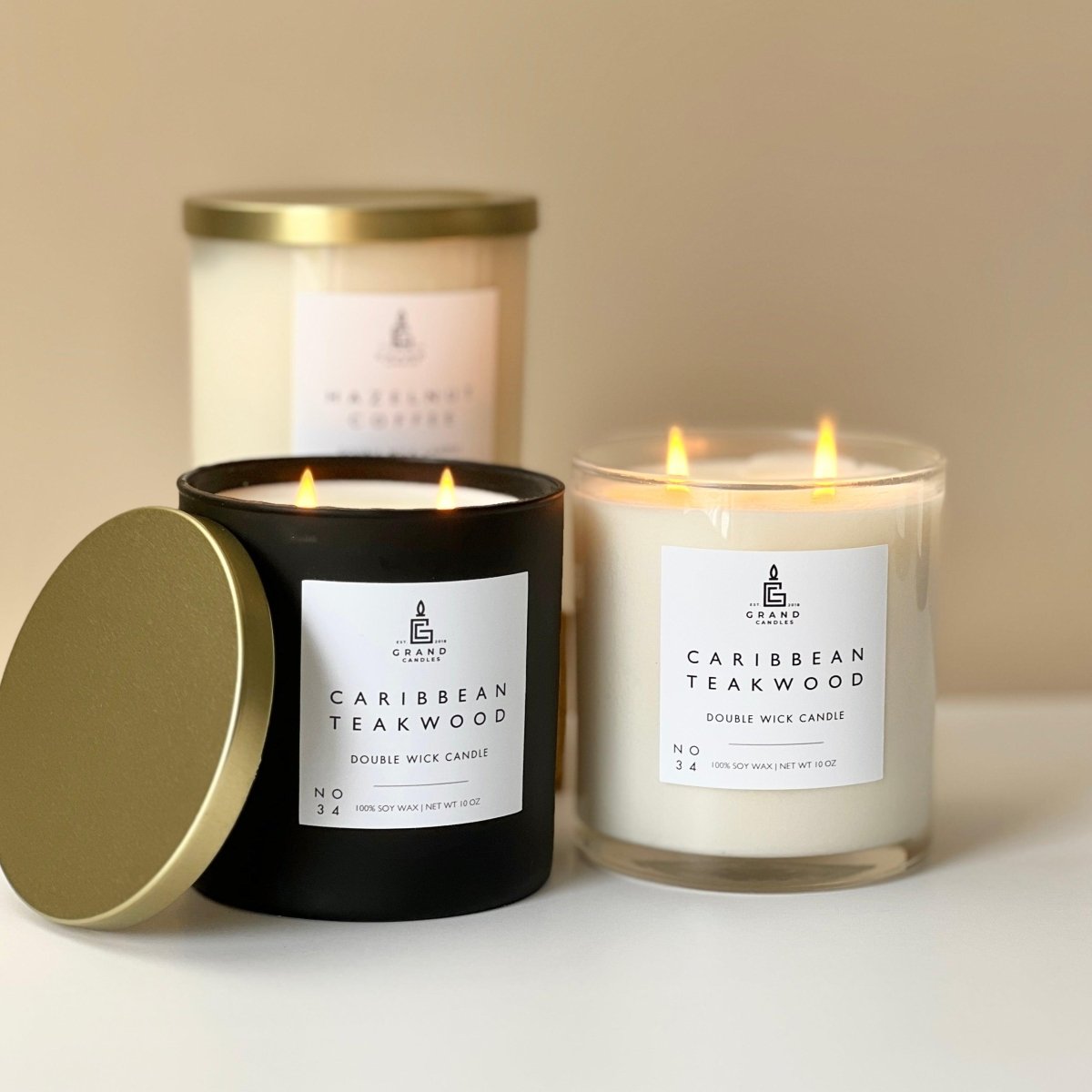 Caribbean Teakwood Soy Candle