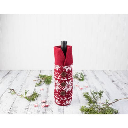 Wool Holiday Wine Sweater