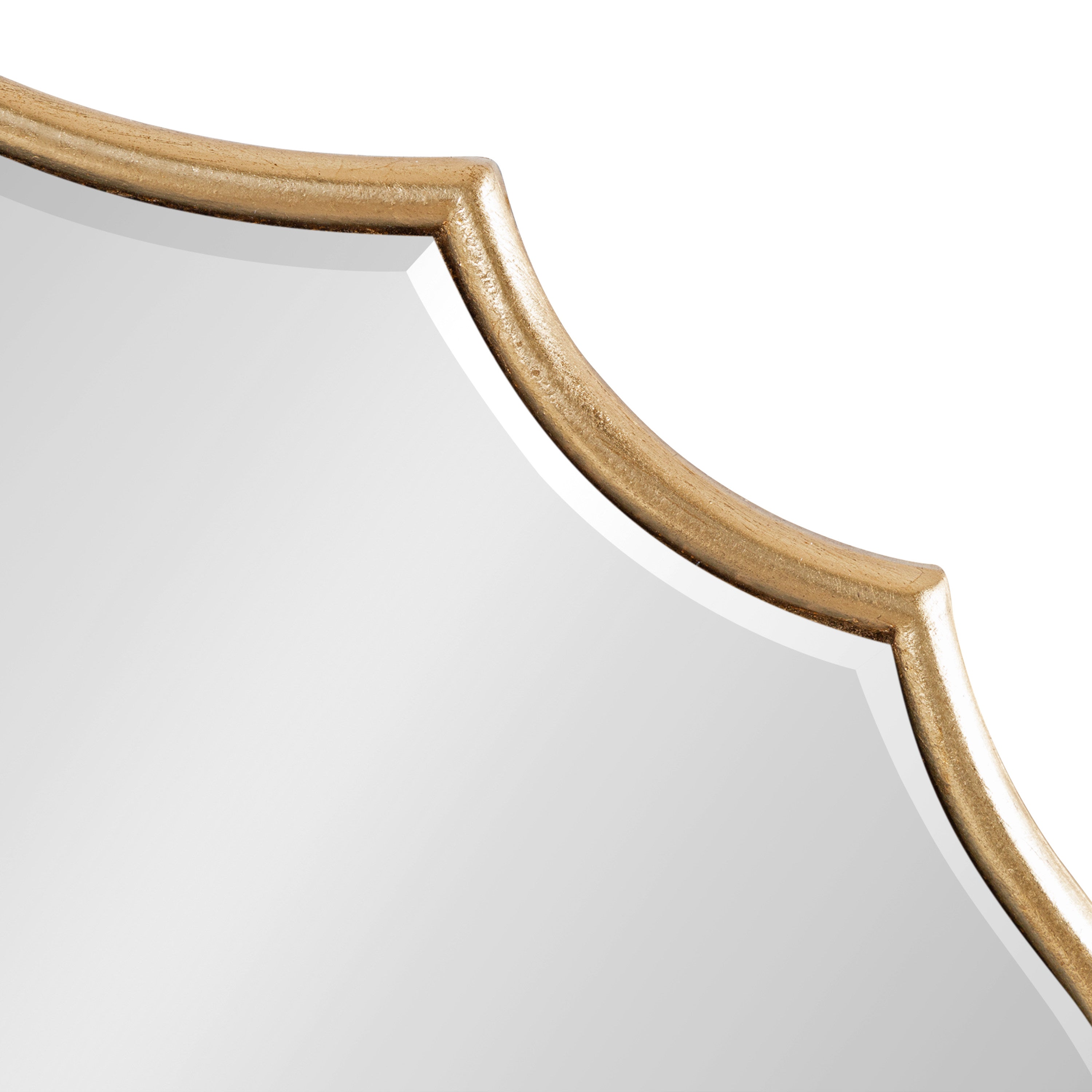 Leanna Scalloped Oval Wall Mirror