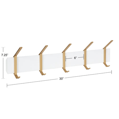 Rossmore Wood and Metal Hooks