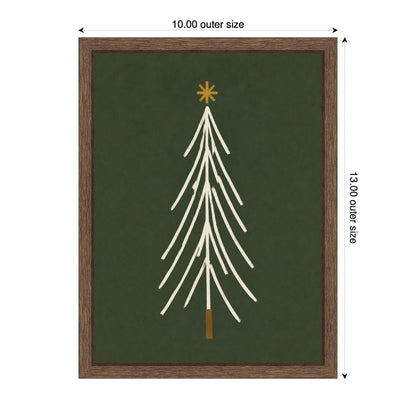 Minimalist Tree by Laura Moss Framed Canvas Wall Art Print