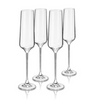 Reserve Inez Crystal Flute Glasses (set of 4)