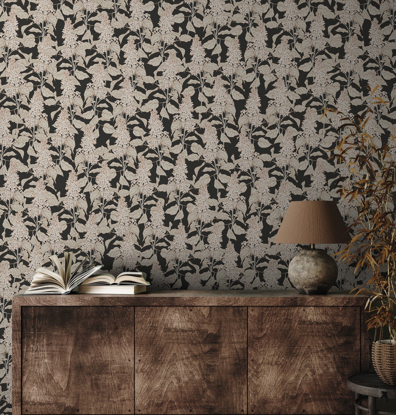 Lilac Wallpaper by Brittany Polatis Design