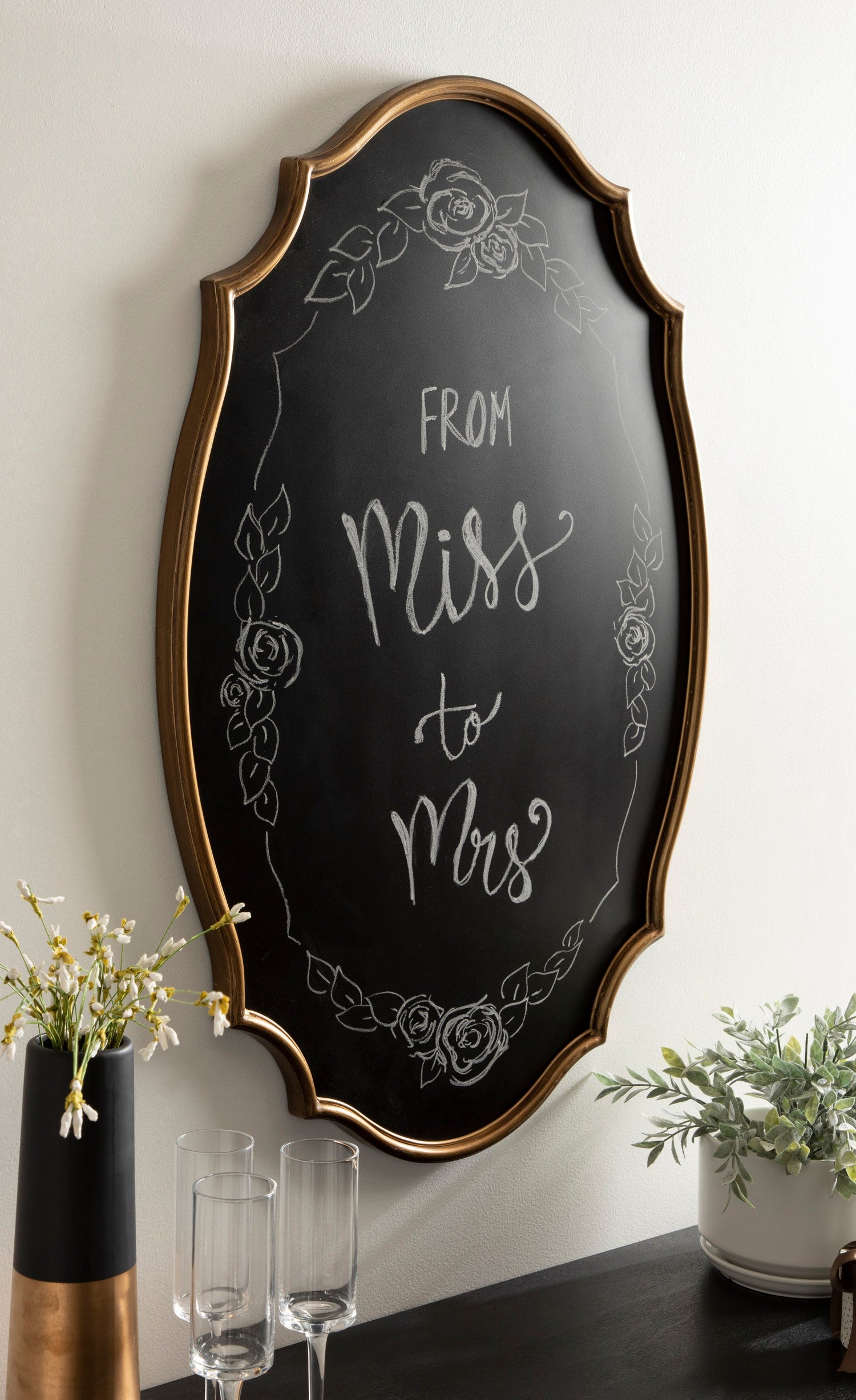 Leanna Framed Chalkboard