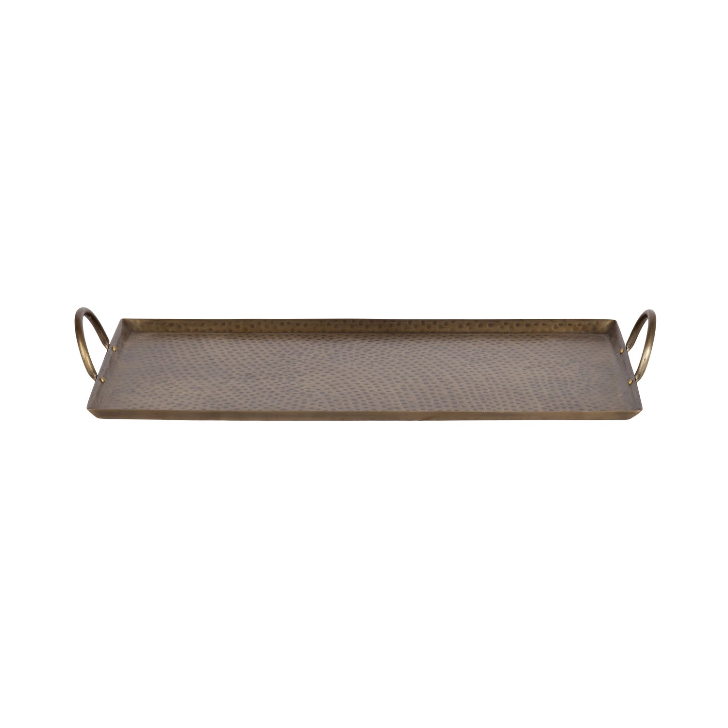 Sanzo Hammered Rectangle Metal Tray