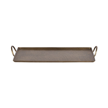 Sanzo Hammered Rectangle Metal Tray