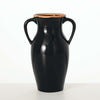 NATURAL RIMMED ONYX URN VASE