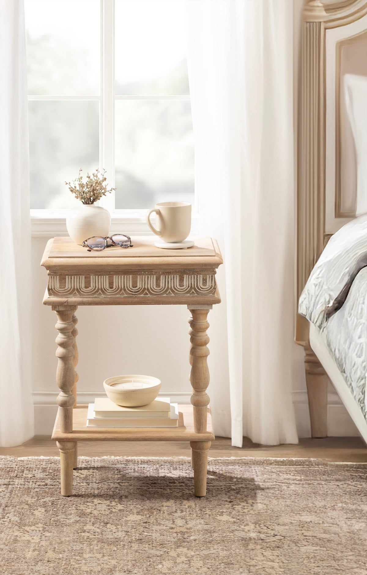 Patresa Wood Side Table