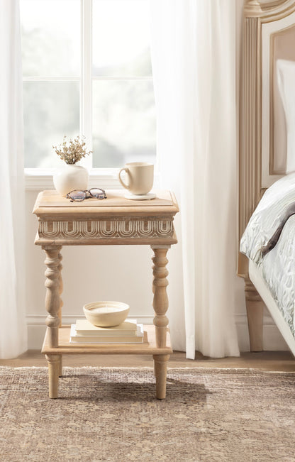 Patresa Wood Side Table
