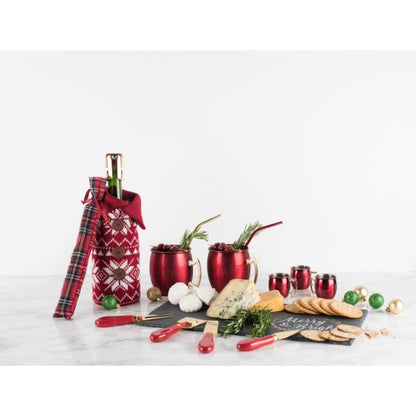 Wool Holiday Wine Sweater