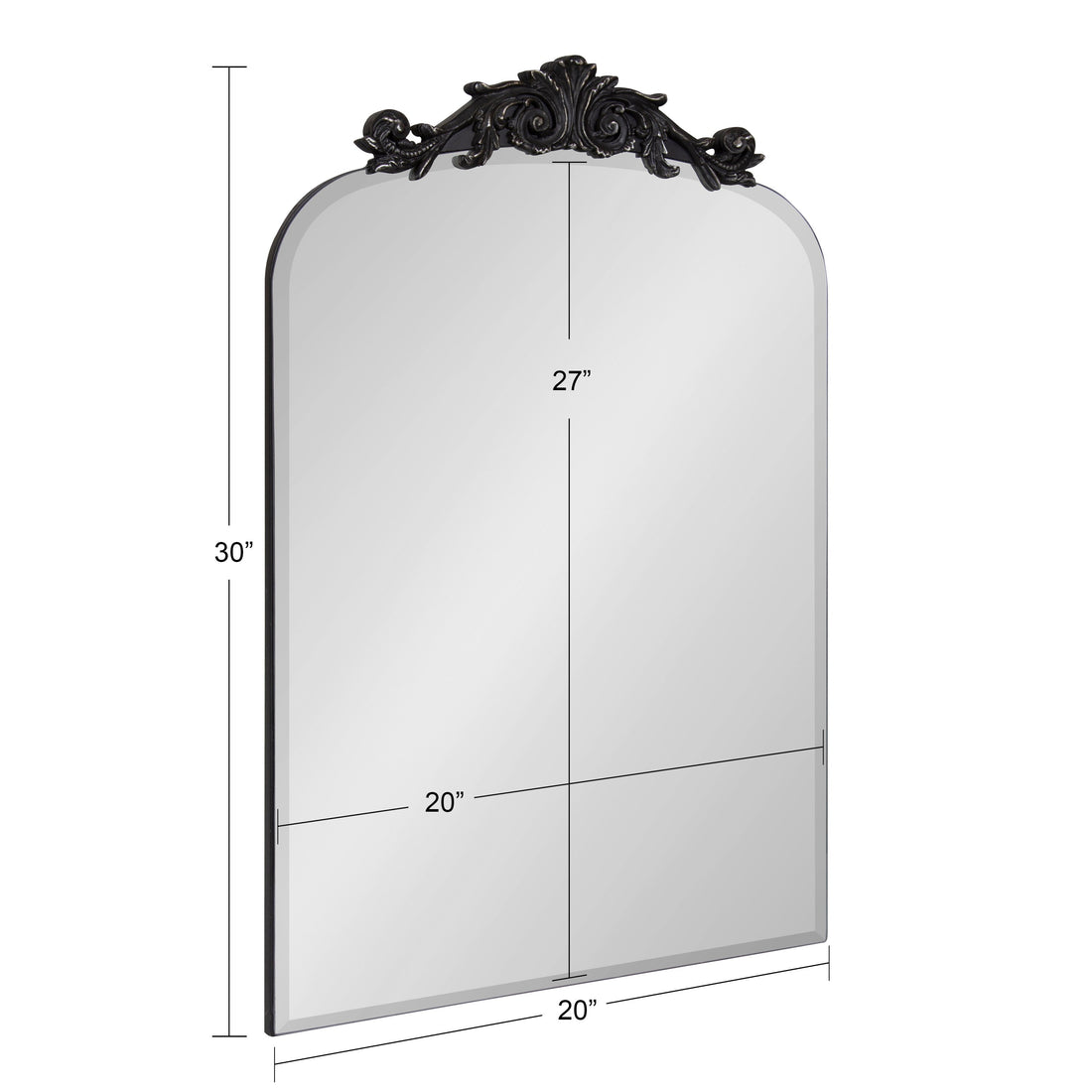 Arendahl Beveled Frameless Arch Mirror