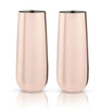 Copper Stemless Champagne Flutes by Viski®