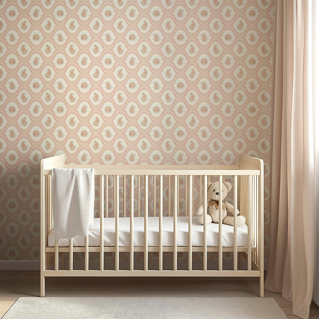 Poppie Wallpaper by Niranjana Mani Design