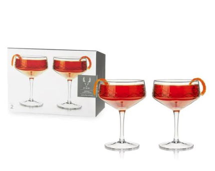 Admiral Crystal Coupe Glasses