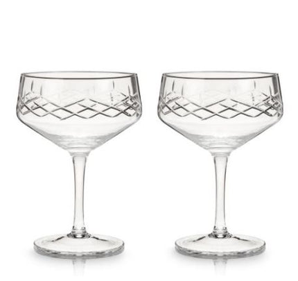 Admiral Crystal Coupe Glasses