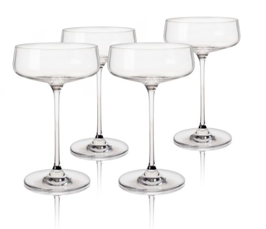 Reserve Julien Crystal Coupe Glasses