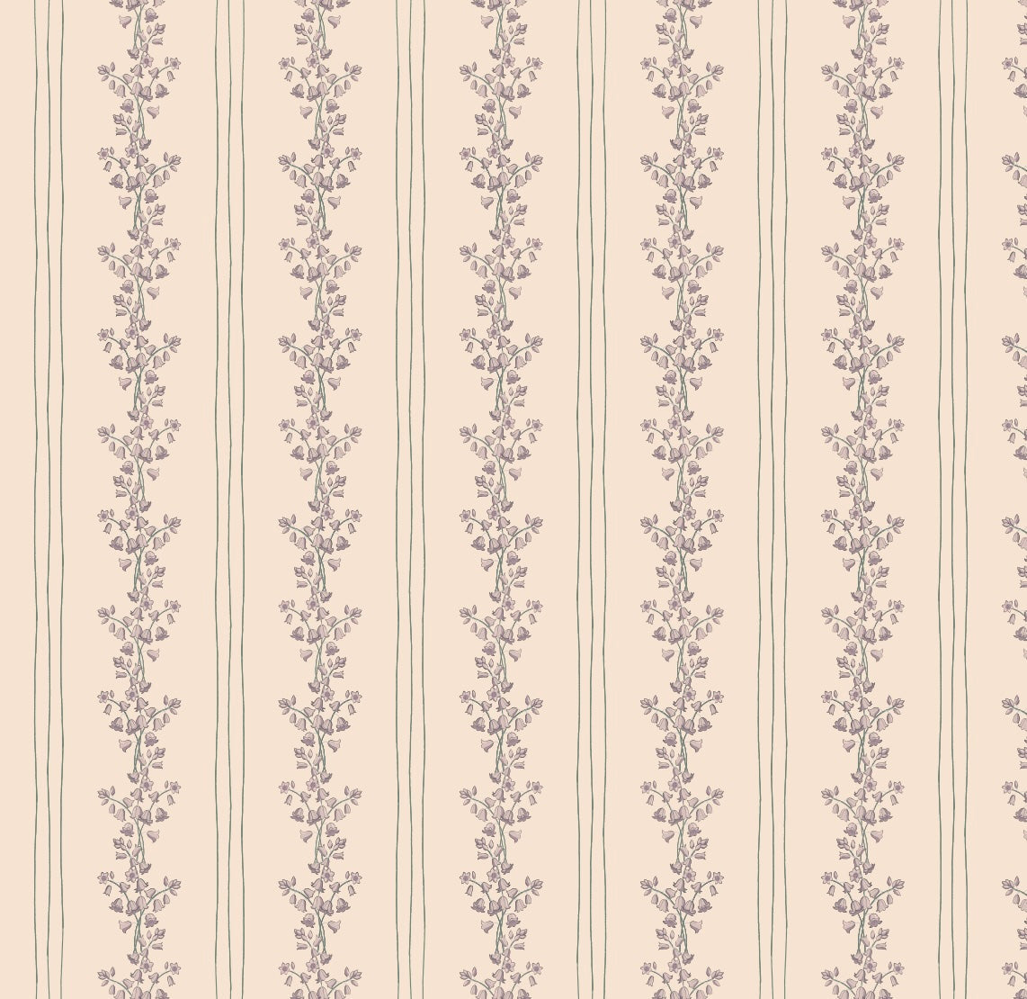 Janie Wallpaper by Astrid Blanchard