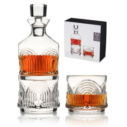 Beau Crystal Decanter Set