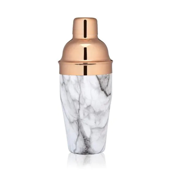 Copper and Marble Cocktail Shaker