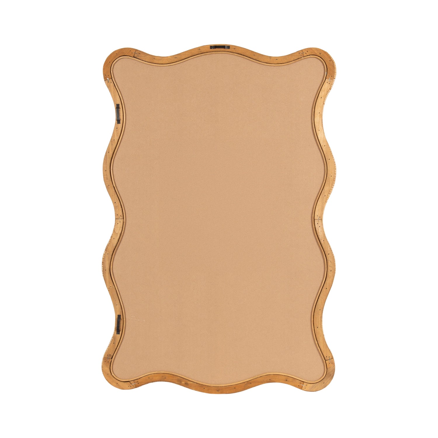 Rahfy Rattan Rectangle Scallop Mirror