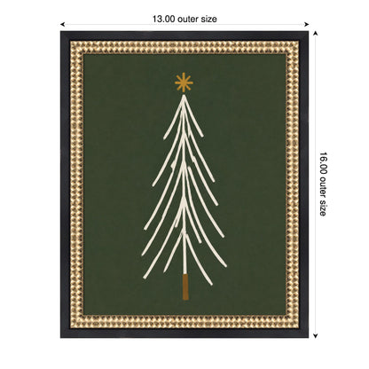 Minimalist Tree by Laura Moss Framed Mounted Canvas Wall Art Print