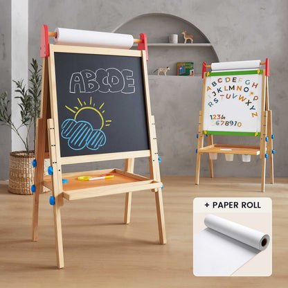 Tiny Land® 3-in-1 Art Easel &amp; Paper Roll Set