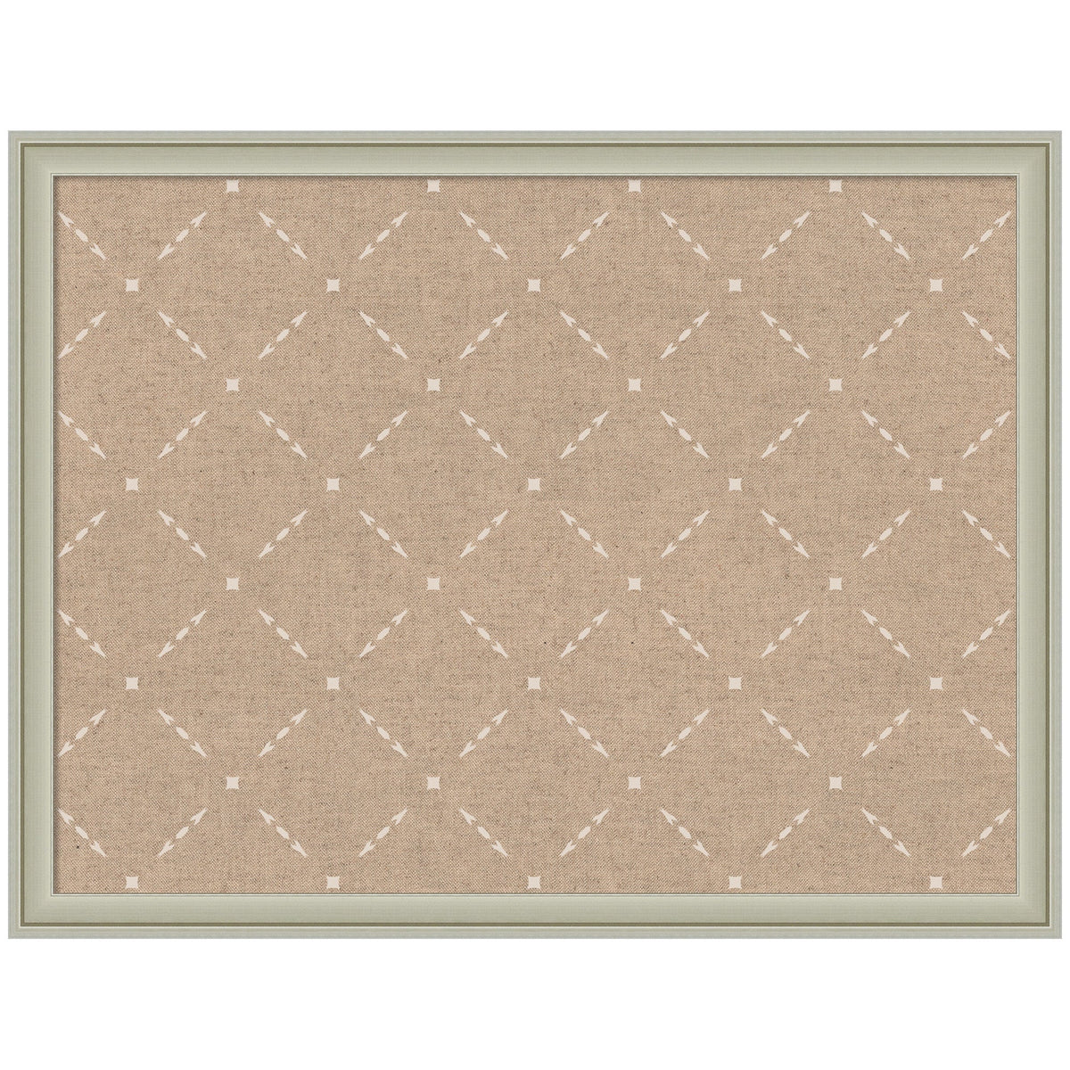 Pinboard Beige Lattice Pattern