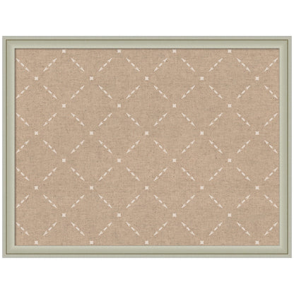 Pinboard Beige Lattice Pattern