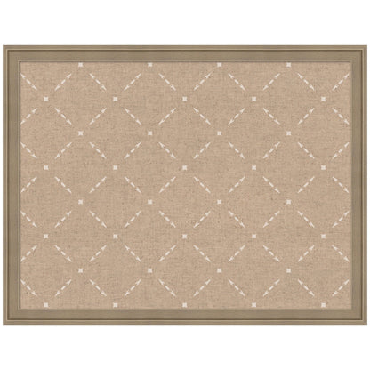 Pinboard Beige Lattice Pattern