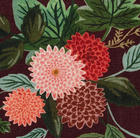 Smock Florals- Rifle Paper Co. Burgundy Dahlia