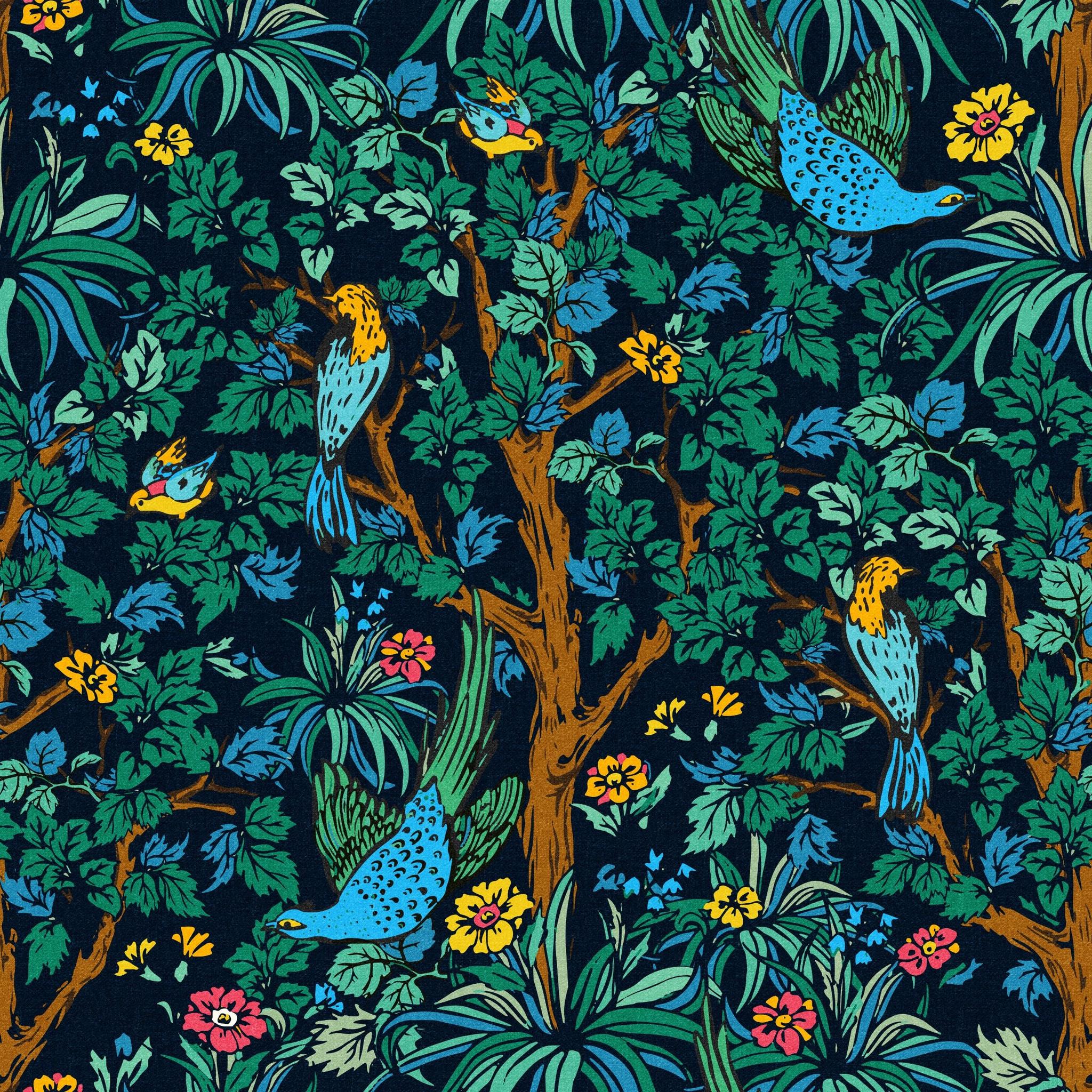 Flora Wallpaper - 2 FT H X 23.75 FT W LUXE