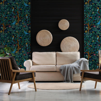 Flora Wallpaper - 2 FT H X 23.75 FT W LUXE
