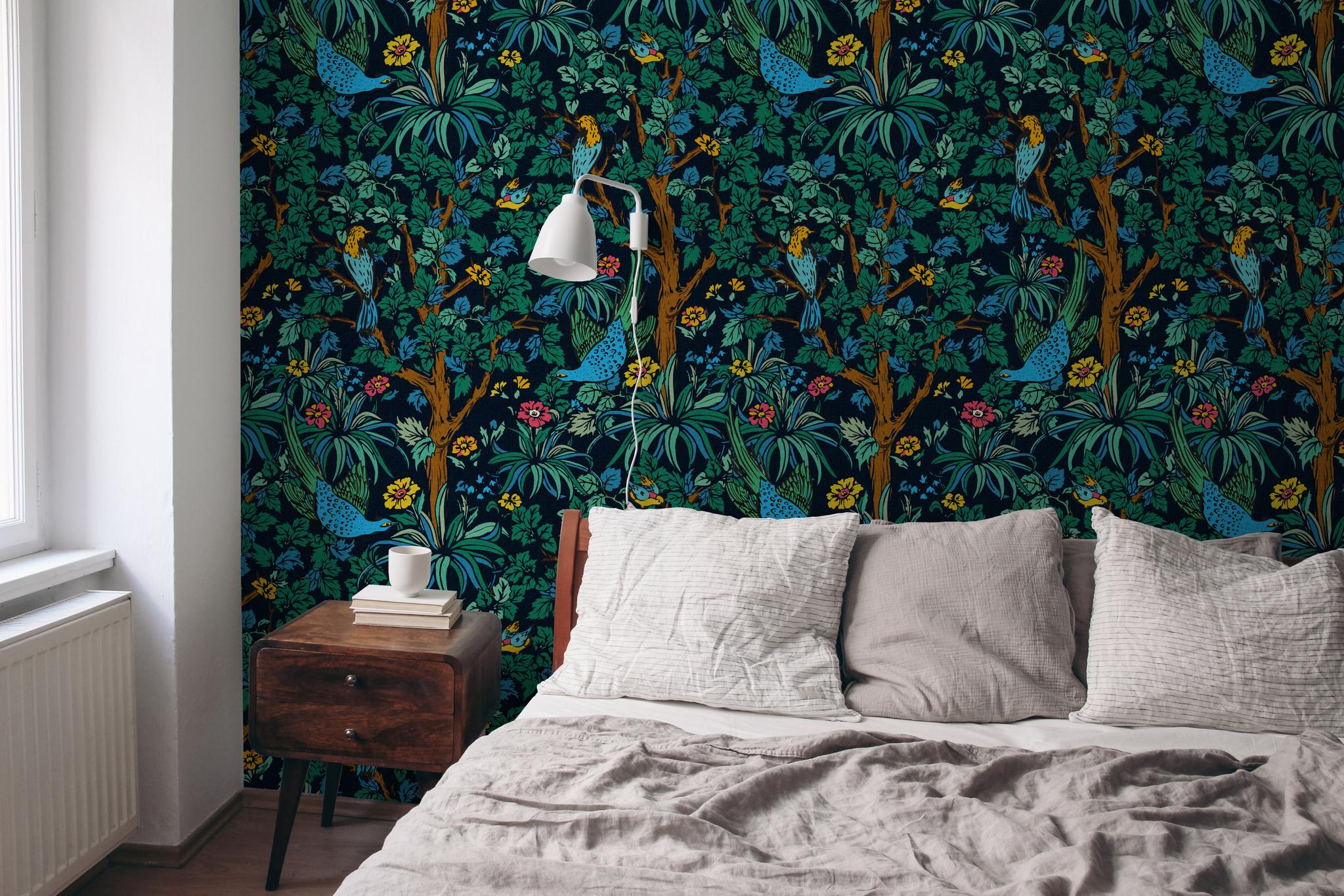 Flora Wallpaper - 2 FT H X 23.75 FT W LUXE