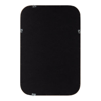 Hutton Wood Framed Radius Rectangle Mirror
